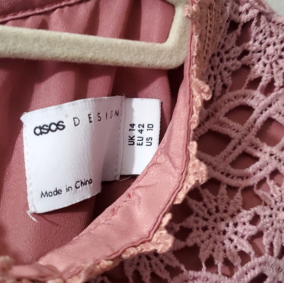 ASOS DESIGN guipure lace mini dress  - Picture 5 of 5